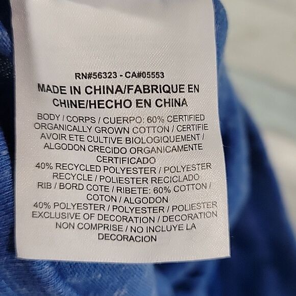 Girls Blue Nike Capris sz Large NWT - Picture 4 of 4